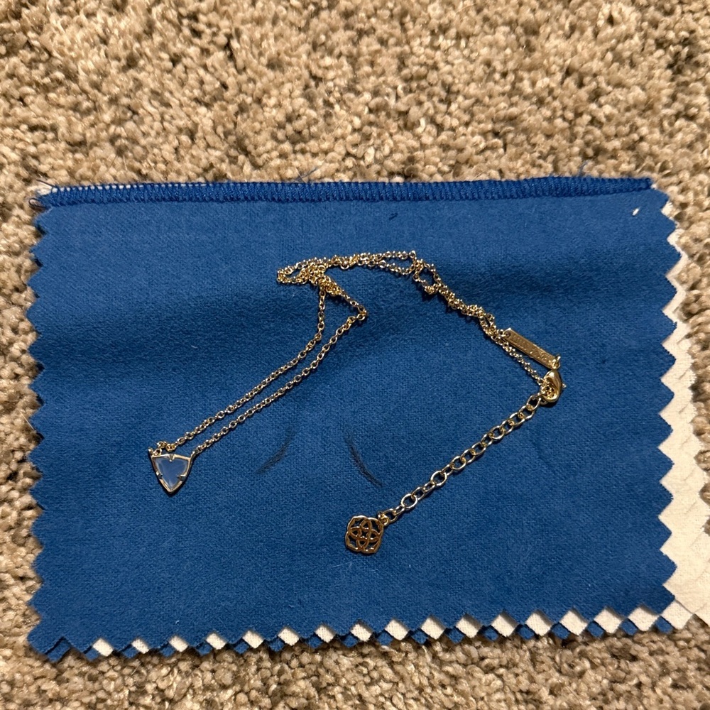 Kendra Scott Gold Triangle Necklace